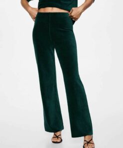 شلوار کتانی با کمر الاستیک و فیت مناسب کد 1741815723