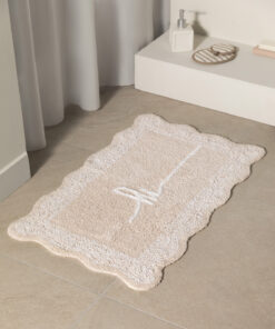 پادری حمام گوردس - بژ - 50x80 سانتی‌متر کد 1742149870