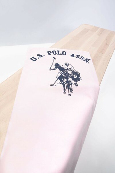 پتو نوزادی رنگ توسی کمرنگ از برند U.S. Polo Assn (دارای مجوز) کد 1741684927