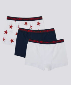 باکسر سه‌تکه پسرانه سفید کد 1741903929