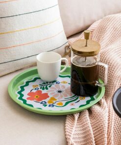 سینی گلدار خانه فلزی چاپی 34cm برند LC Waikiki کد 1740971288