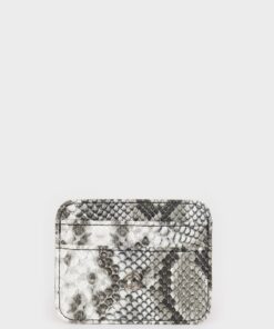 کارت‌خوان چرم مصنوعی طرح پوست مار برای زنانه مدل E2255AXNS کد 1741714933
