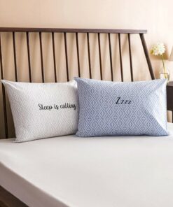 بالش کاور پنبهای با چاپ نوشتهای LCW HOME دو عددی 50x70 سانتیمتر کد 1741650066