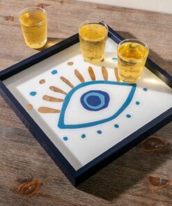 سینی چشم چاپی 35x35cm برند LC Waikiki کد 1740969432