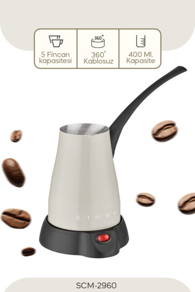 SCM-2960 پرلا دستگاه قهوه‌ساز ترک برقی رنگ آبی کد 1741585865