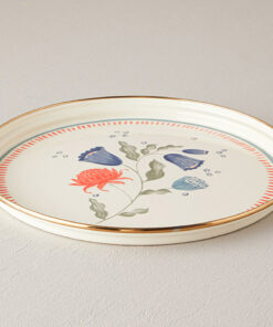 سینی لعابی رنگی کارناوال برند English Home کد 1740970029