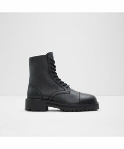 بوت مردانه مشکی چرم طبیعی نوردفیلد کد 1741668189