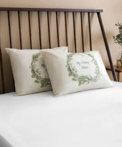 دو عدد کاور بالش چاپی با طراحی شلوغ به ابعاد 50x70 سانتیمتر کد 1741655468