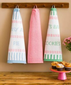 دستمال خشک کن طرح‌دار LCW HOME مجموعه ۳ عددی ۴۰x۵۰ سانتی‌متر کد 1742351531