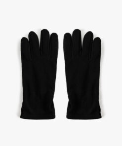 دستکش با دکمه های کشی و قسمت مچ با بافت کشی کد 1741743063