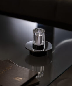 آباژور لمسی رابین - 12 سانتیمتر - نقرهای کد 1741305792