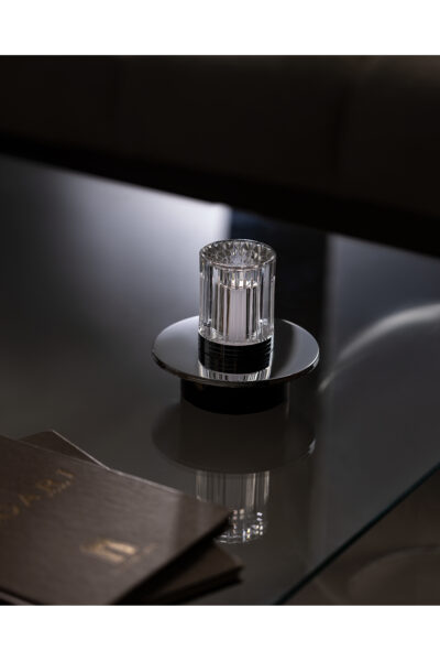 آباژور لمسی رابین - 12 سانتی‌متر - نقره‌ای کد 1741305792