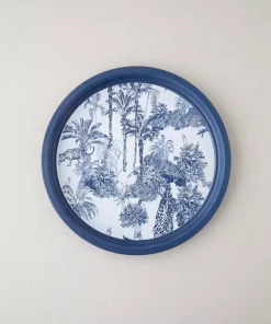سینی فلزی سرمه ای کف دست 34cm برند English Home کد 1740967992