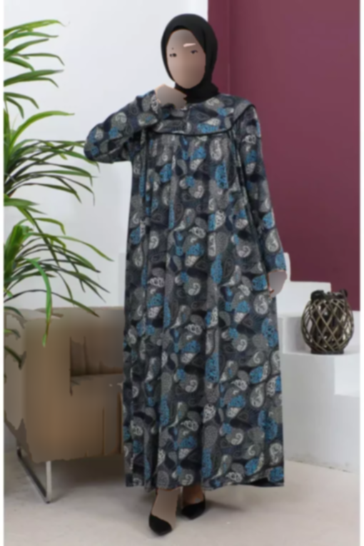 پیراهن پانیه طرح‎دار سایز بزرگ برند sefamerve کد 1742364734