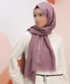 شال اسطوخودوس کتان پارچه نازک برند Madame Polo کد 1742019123