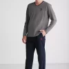 لباس راحتی آستین بلند یقه هفت 18752مردانه رکیمیانتراسیتملانگ برند U.S. Polo Assn. کد 1741632673