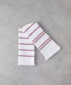 دستمال خشک کردن پلی استر پنبه زرشکی 30x50cm برند English Home کد 1742352664