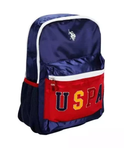 کوله پشتی مدرسه قرمز سرمه ای برند U.S. Polo Assn. کد 1742139065