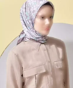 گلدار قهوه ای سموری سری میتا برند Madame Polo کد 1742017274