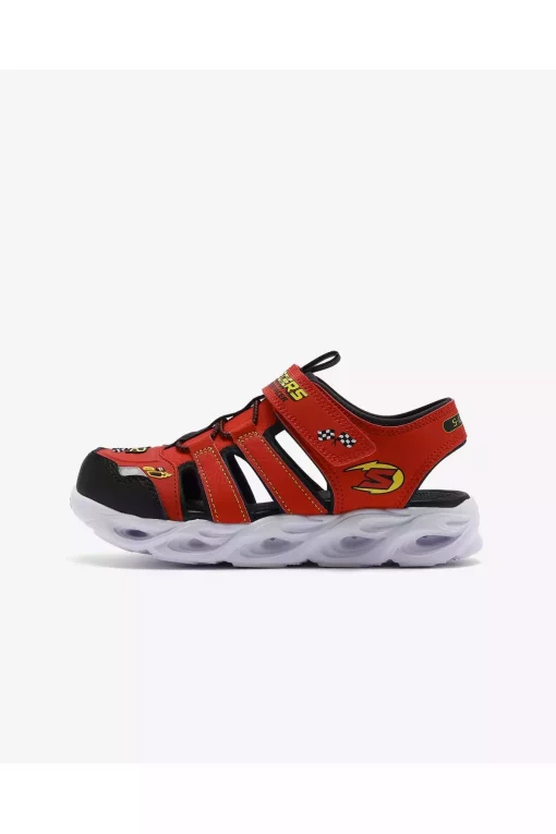 صندل نورانی پسرانه بزرگ قرمز rdbk ماترو دما برند Skechers کد 1741752728