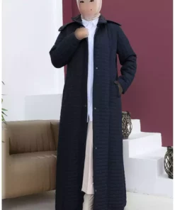 کاپشن 2سرمه ای پنبه دوزی شده طرح سایز بزرگ برند sefamerve کد 1742262664