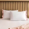 بالشت و رویه پاپیون خانه قلاب دوزی شده سفید 50x70cm برند LC Waikiki کد 1740987913