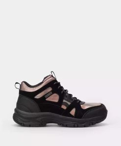 کفش پوتین مشکی رنگ درخشان ترگو برند Skechers کد 1742277067