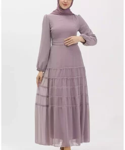 لباس مجلسی چیندار نیلی برند sefamerve کد 1742329325