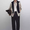 پیراهن 100کتان سبک برند Massimo Dutti کد 1742287330