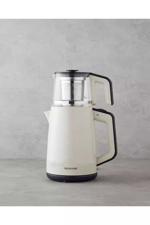کتری چای ساز 2لیتر 6030چای بژ cmk برند English Home کد 1741725185