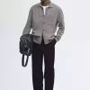 بافتنی طرح‎دار جیبدار برند Massimo Dutti کد 1742113271