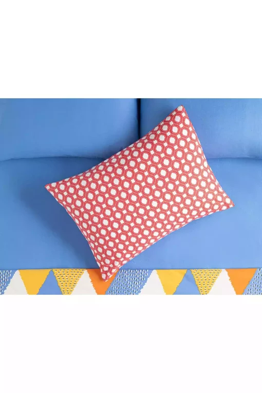 بالشت و رویه پنبه ای قرمز 50x70cm تکی شواهد برند English Home کد 1740976928