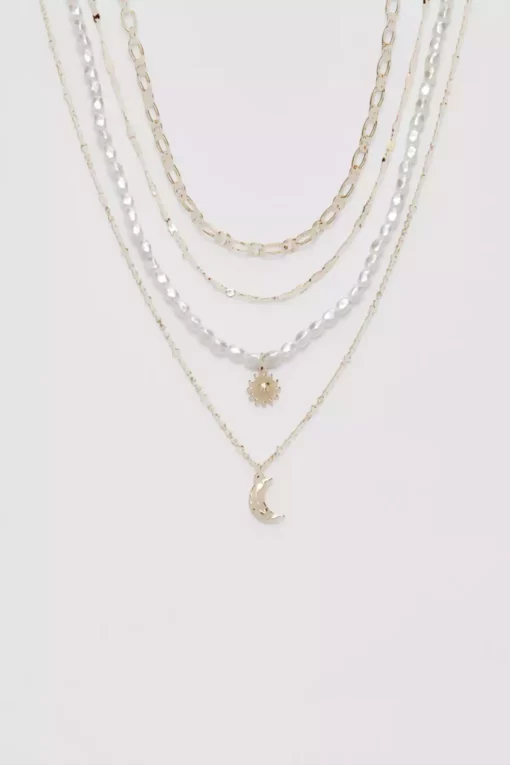 گردنبند ست خورشید ماه برند Stradivarius کد 1741933267