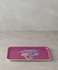 سینی سرخابی سر نمیخورد ملامین کارناوال 27x36cm برند English Home کد 1740969426
