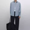 پیراهن 100پنبه ای جین برند Massimo Dutti کد 1742370127