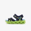صندل نورانی پسرانه کوچک آبی جزر و مد برند Skechers کد 1741752669