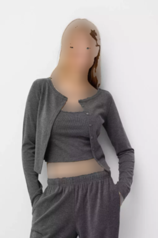 بافتنی دکمه‎دار بالا برند Bershka کد 1741275137