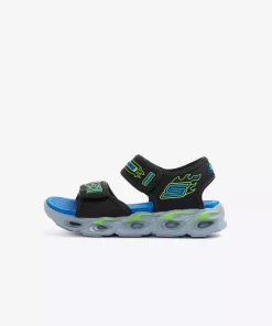 صندل نورانی پسرانه بزرگ BBLM مشکی flo برند Skechers کد 1741753870