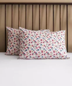 بالشت و رویه خانه طرح گلدار چاپی 50x70cm برند LC Waikiki کد 1741650068