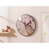 ساعت دیواری بچه گانه صورتی 35x35cm برند English Home کد 1742307326