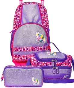 ست مدرسه چرخ دار کیف دخترانه چوگان برند U.S. Polo Assn. کد 1741288214