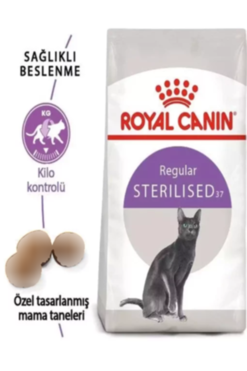 غذا گربه 2کیلو 37عقیم شده بالغ استریل برند Royal Canin کد 1741848130
