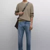 پلیور بافتنی 100پنبه ای برند Massimo Dutti کد 1742113389