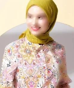 روسری بامبو زیتونی برند Madame Polo کد 1742019127