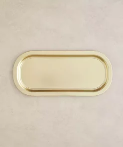 سینی فلزی طلایی 35x15cm برند English Home کد 1740971525