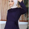 پیراهن 08بنفش والان‎دار گره‎دار برند sefamerve کد 1742251272