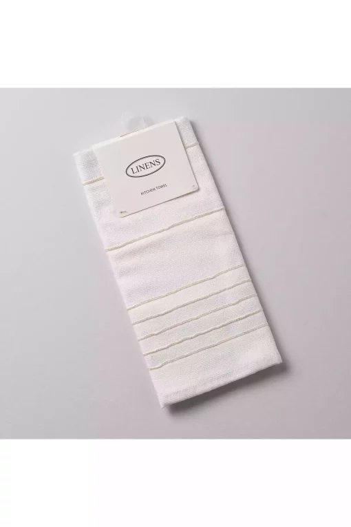 دستمال خشک کردن طلایی شیری 40x60cm برند Linens کد 1742267529