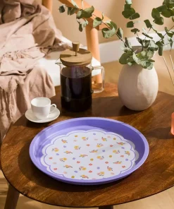 سینی گلدار خانه فلزی چاپی 34cm برند LC Waikiki کد 1740971291