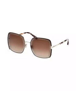 عینک فلزی پروانه 60 رافالا قهوه‎ای زنانه برند Tom Ford کد 1741836189