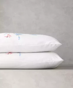 بالشت و رویه پنبه ای آبی ترکیبی رز 50x70cm برند English Home کد 1740977588